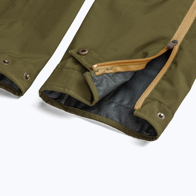 Мъжки панталони с мембрана Pinewood Abisko olive green/h. olive 9