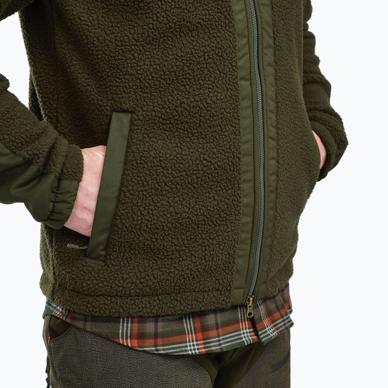 Мъжко яке Pinewood Pile Fleece moss green 4