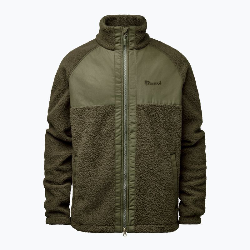 Мъжко яке Pinewood Pile Fleece moss green 6