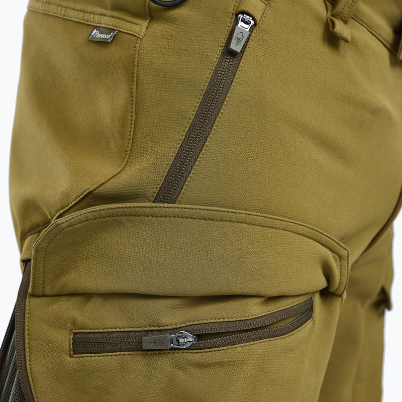 Мъжки панталони за трекинг Pinewood Furudal Hunters Hybrid Stretch olive green 4