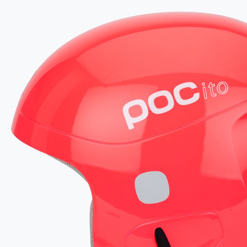 Детска ски каска POC POCito Skull fluorescent pink 7