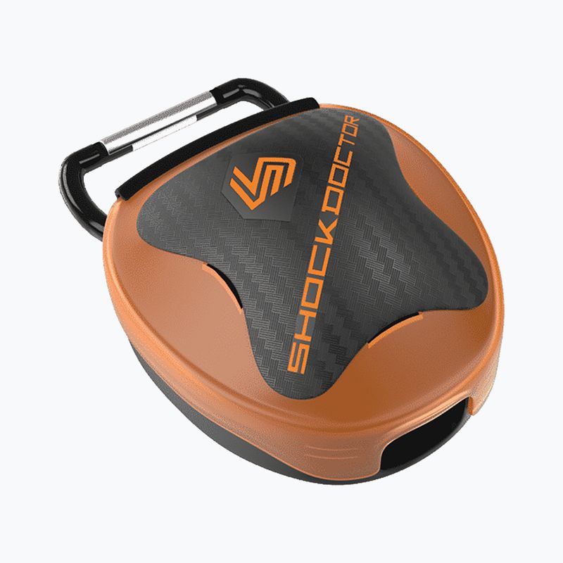 Калъф за предпазител на устата Shock Doctor Orange/Black SHO41