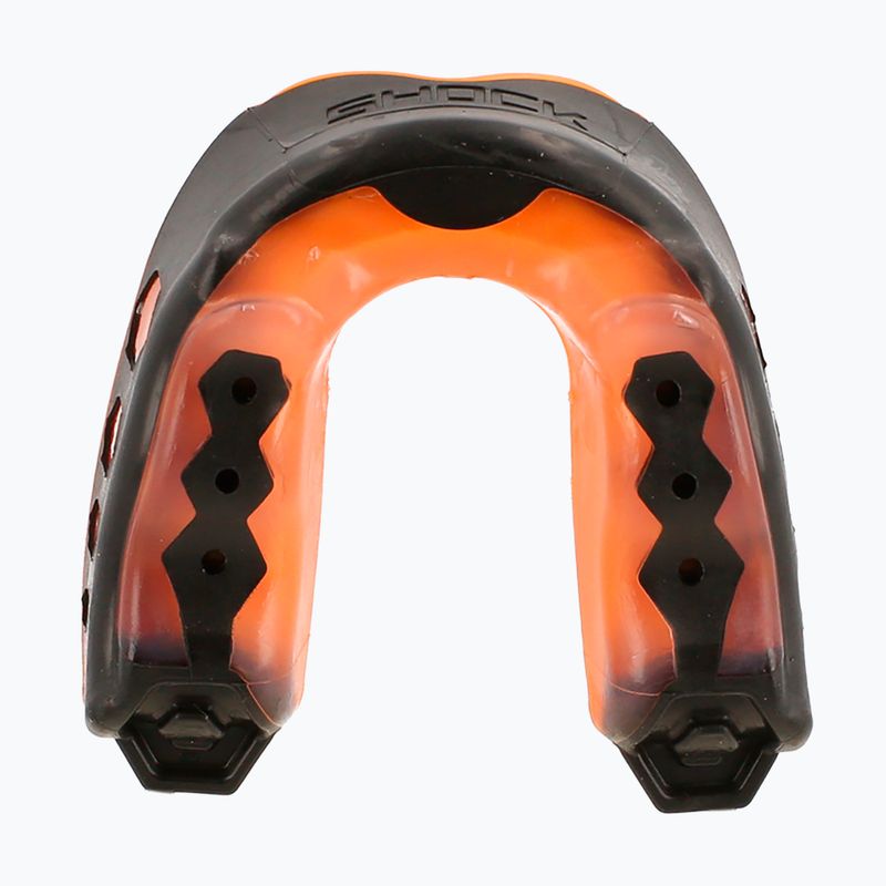 Протектор за челюст Shock Doctor Gel Max оранжев/черен 5