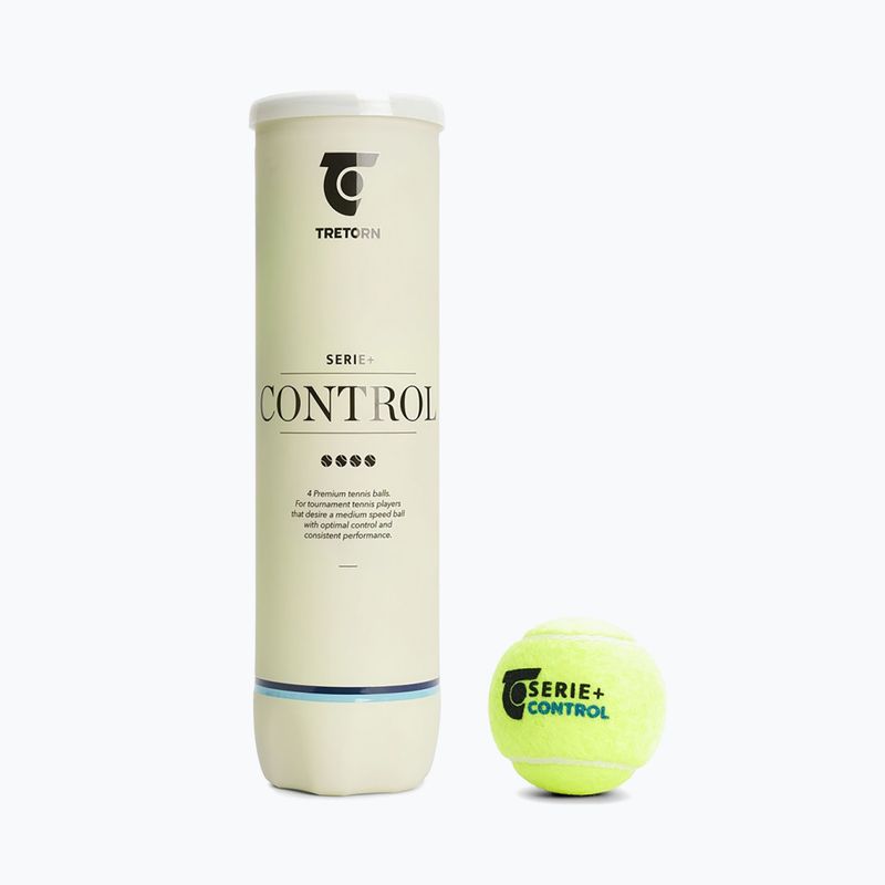 Топки за тенис Tretorn Serie+ Control 4 бр. жълти 3T011 473603