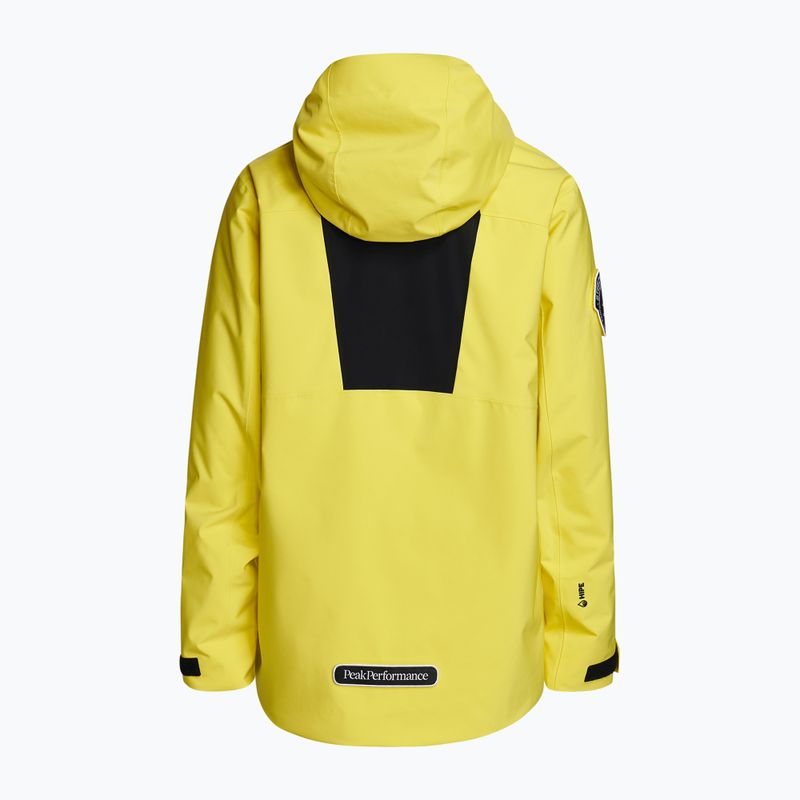 Мъжко ски яке Peak Performance Vertixs 2L yellow G76641010 2