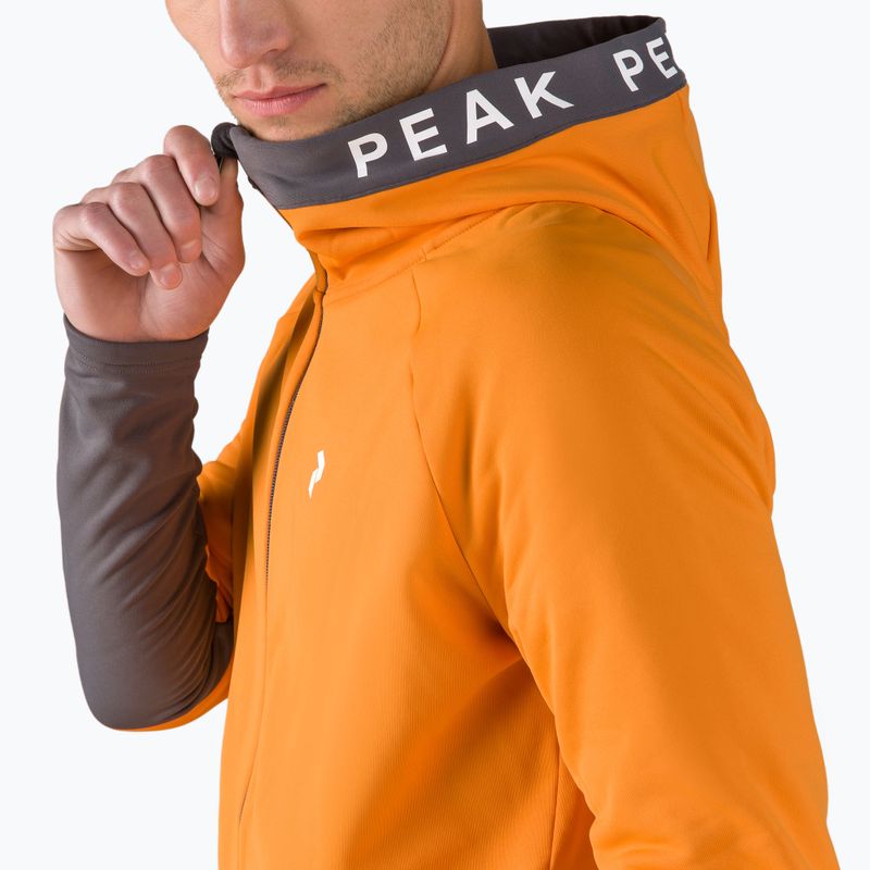 Мъжка качулка с цип Peak Performance Rider Orange G77244100 4
