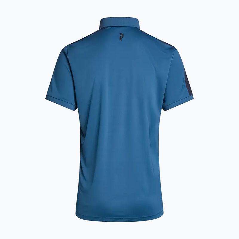 Мъжка тениска Peak Performance Player Polo Shirt blue G77171140 3