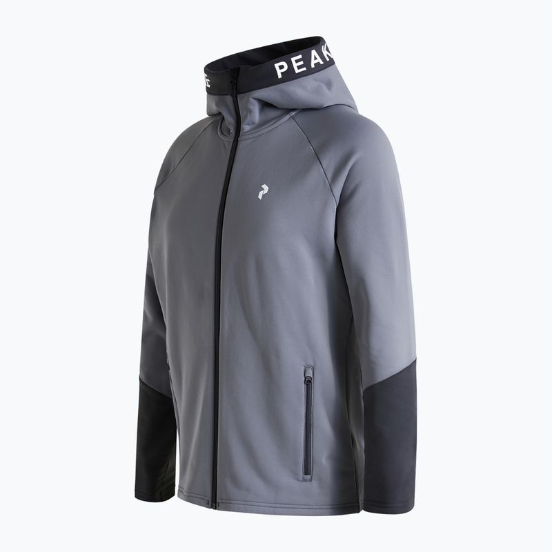 Мъжки суитшърт за трекинг Peak Performance Rider Zip Hood Grey G77244080 8