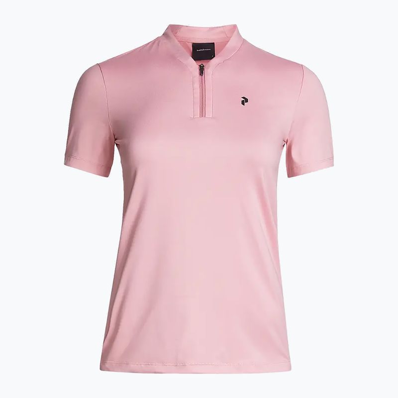 Дамска риза за трекинг Peak Performance Turf Zip pink G77179090