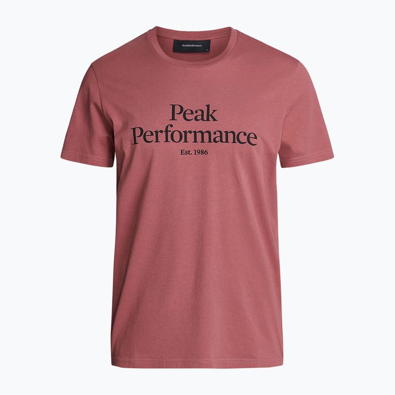 Мъжка риза за трекинг Peak Performance Original Tee brown G77266240 5