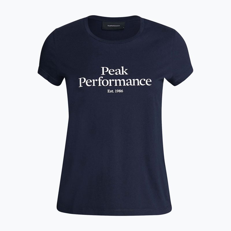 Дамска тениска за трекинг Peak Performance Original Tee navy blue G77280020 5
