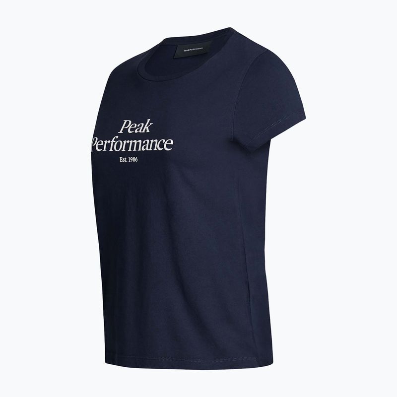 Дамска тениска за трекинг Peak Performance Original Tee navy blue G77280020 7
