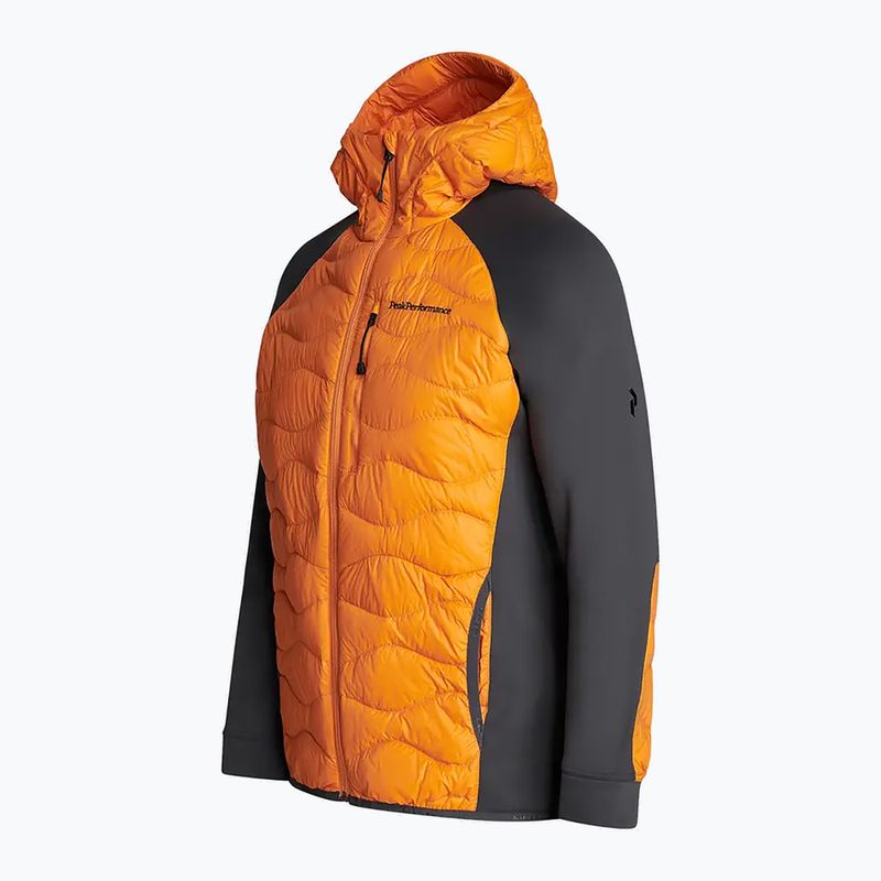 Мъжко яке с качулка Peak Performance Helium Down Hybrid Orange G77227100 2