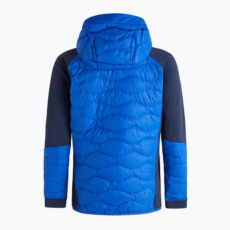 Мъжко яке Peak Performance Helium Down Hybrid Hood Island Blue 2