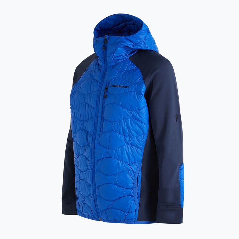 Мъжко яке Peak Performance Helium Down Hybrid Hood Island Blue 3