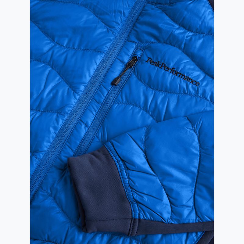 Мъжко яке Peak Performance Helium Down Hybrid Hood Island Blue 4