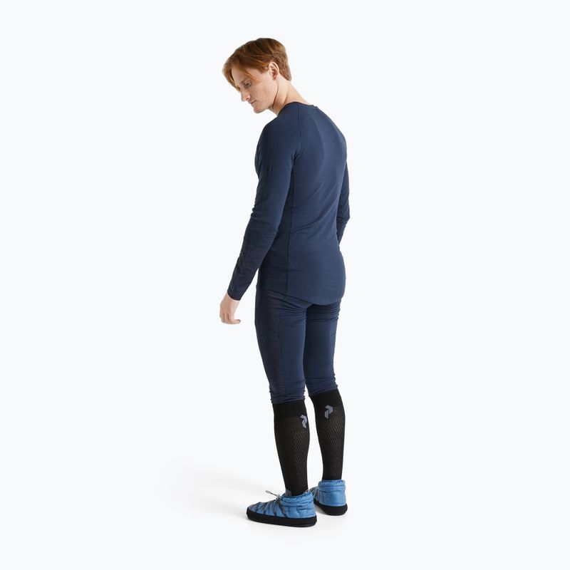 Мъжка термоактивна блуза Peak Performance Magic Crew blue shadow 3