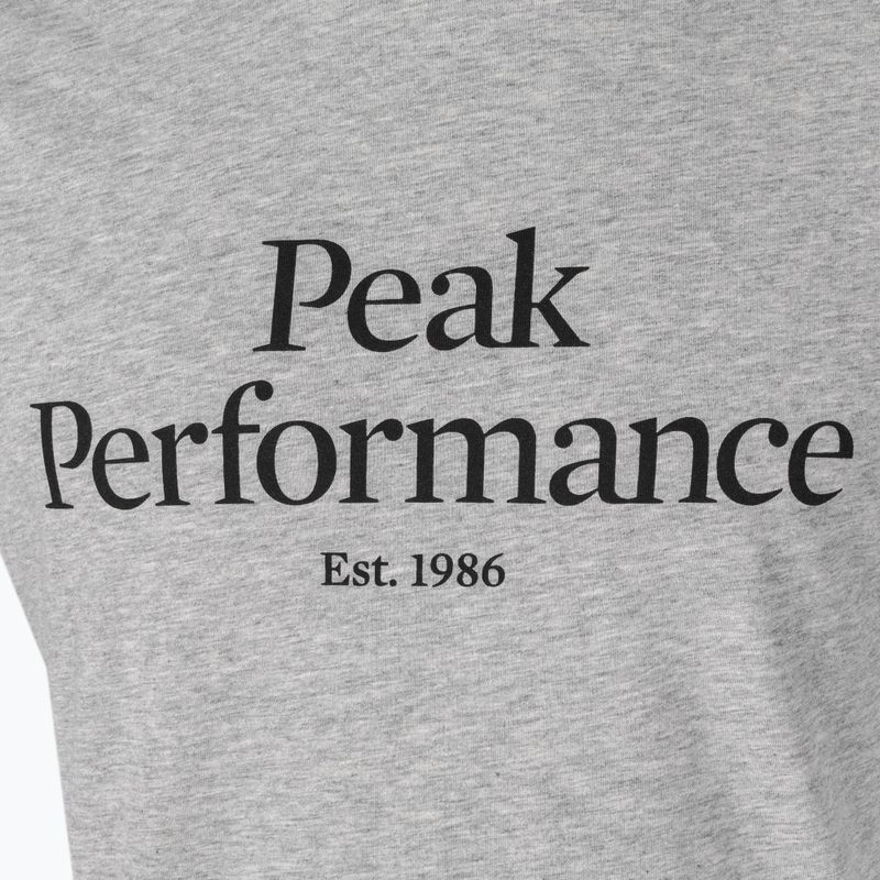 Мъжка риза за трекинг Peak Performance Original Tee сива G77692090 5