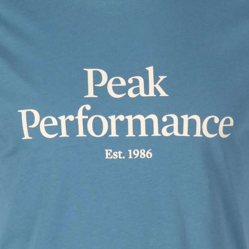 Мъжка риза за трекинг Peak Performance Original Tee navy blue G77692280 3