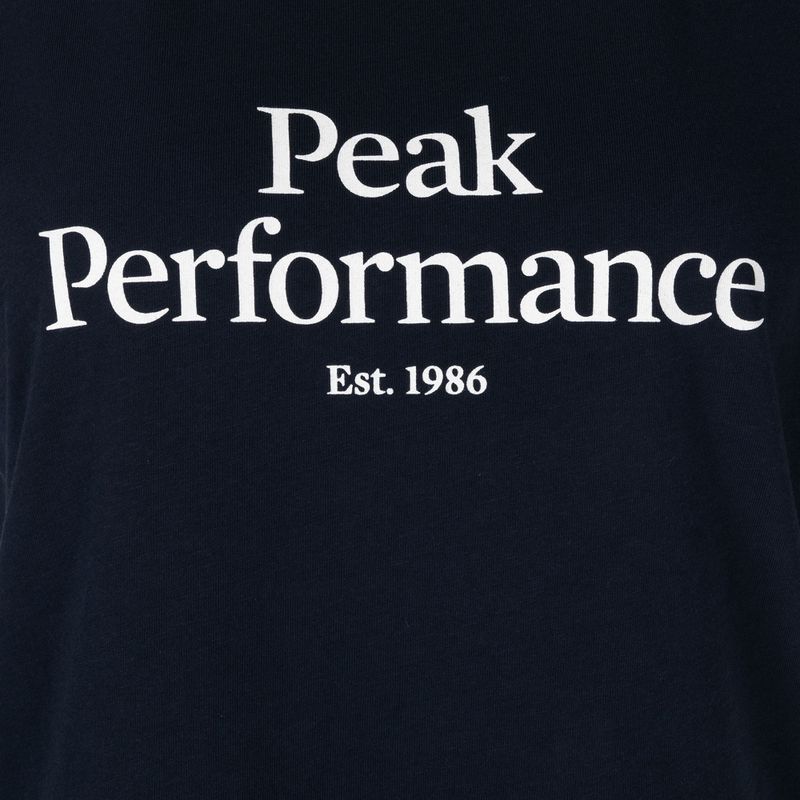 Дамска риза за трекинг Peak Performance Original Tee navy blue G77700020 3