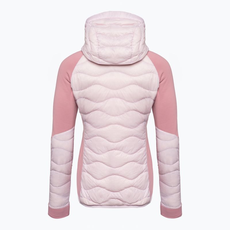 Дамско яке Peak Performance Helium Down Hybrid Hood Jacket Pink G77848130 2