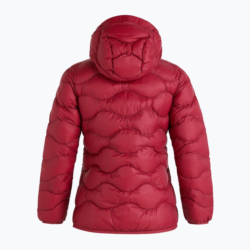 Дамско пухено яке Peak Performance Helium Down Hood maroon G77852150 2