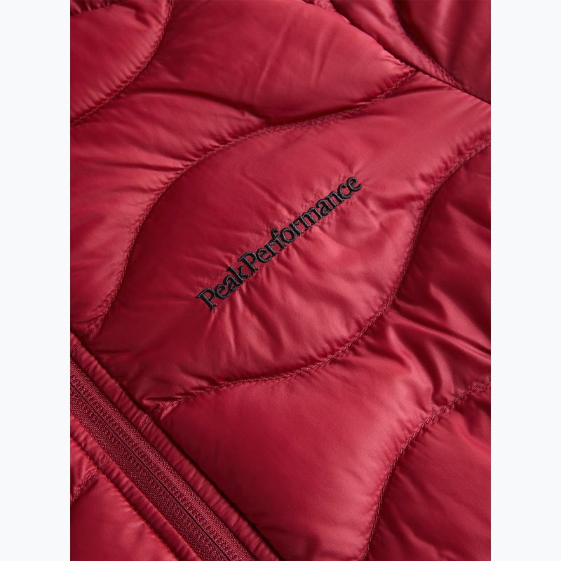 Дамско пухено яке Peak Performance Helium Down Hood maroon G77852150 5
