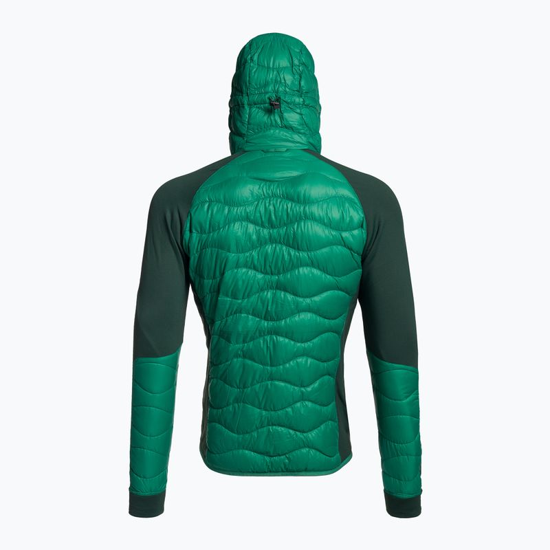 Мъжко яке Peak Performance Helium Down Hybrid Hood green ivy 2
