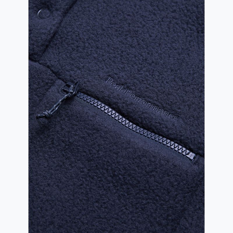 Дамски суитшърт Peak Performance Fleece W Fleece Snap T-Neck 2N3 neck 6