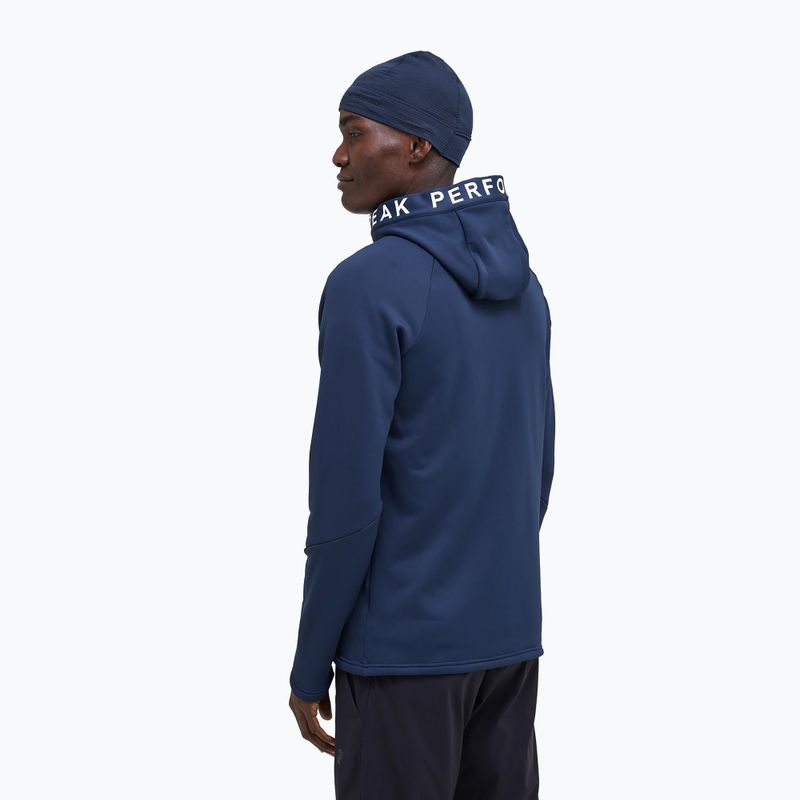 Мъжка блуза за преходи Peak Performance Rider Zip Hood тъмносиньо G78833030 2