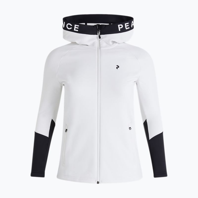 Bluza trekkingowa damska Performance Rider Zip Hood бял-черен G78834020