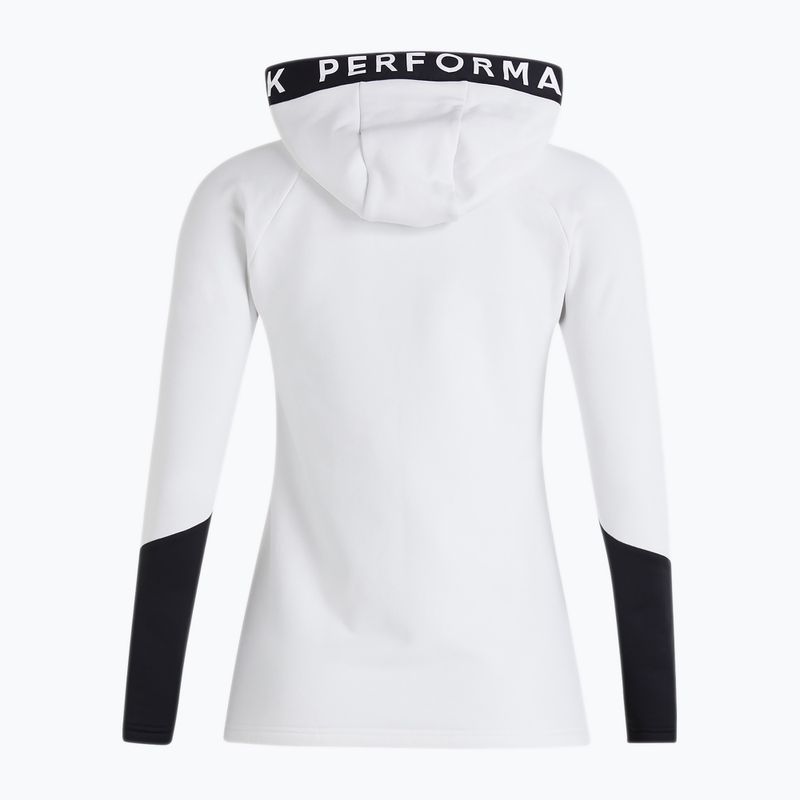 Bluza trekkingowa damska Performance Rider Zip Hood бял-черен G78834020 2