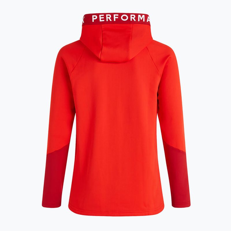 Мъжки суитшърт за трекинг Peak Performance Rider Zip Hood червен G78833010 3