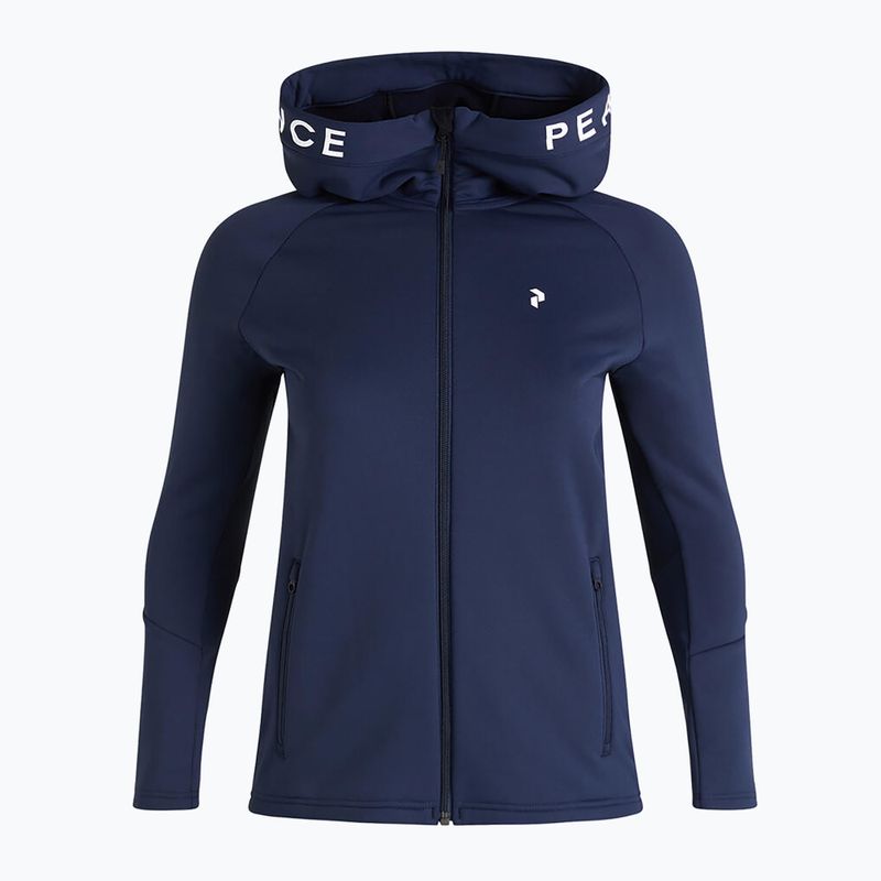 Дамски суитшърт Performance Rider Zip Hood тъмно синьо G78834010