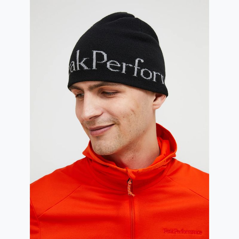 Зимна шапка Peak Performance PP black/lt grey 2