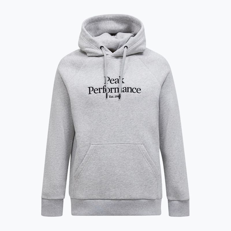 Мъжки суитчър с качулка Peak Performance Original med grey melange 4