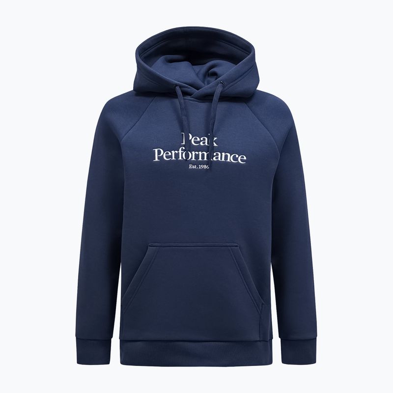 Мъжки суитшърт Peak Performance Original Hood blue shadow