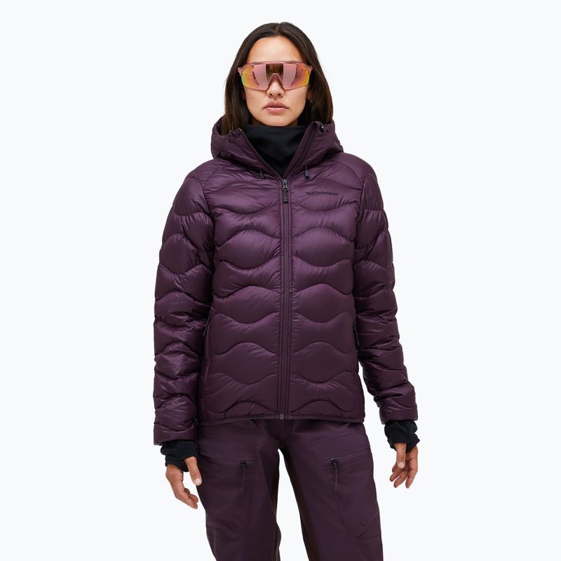 Дамско пухено яке Peak Performance Helium Down Hood mystic purple