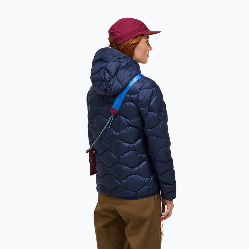 Дамско пухено яке Peak Performance Helium Down Hood blue shadow 2