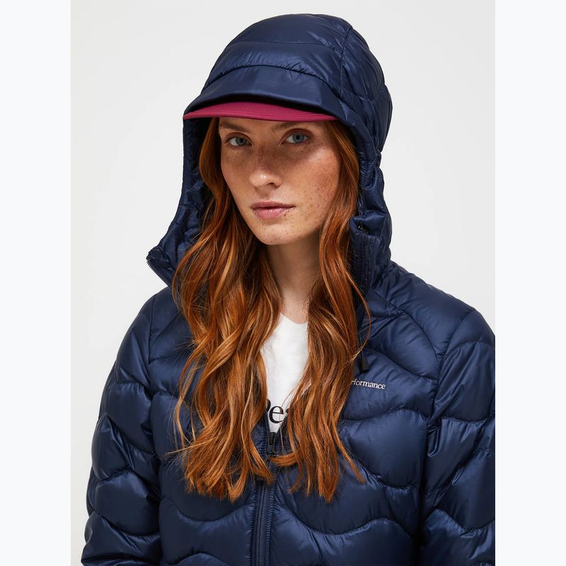 Дамско пухено яке Peak Performance Helium Down Hood blue shadow 3