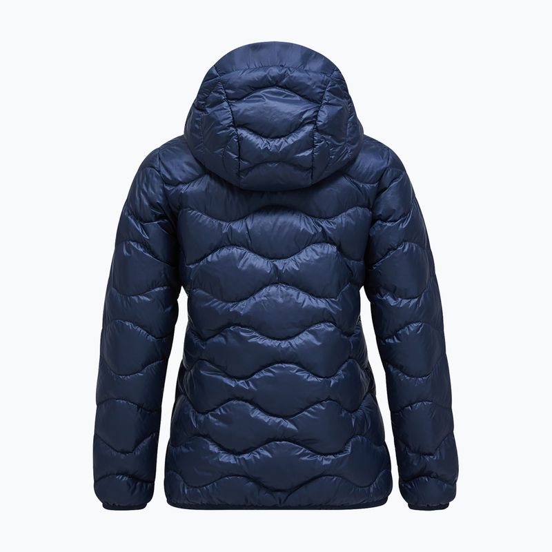 Дамско пухено яке Peak Performance Helium Down Hood blue shadow 5