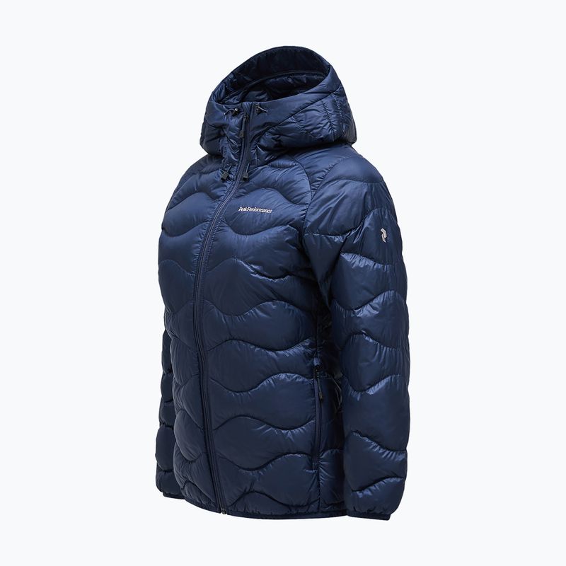 Дамско пухено яке Peak Performance Helium Down Hood blue shadow 6