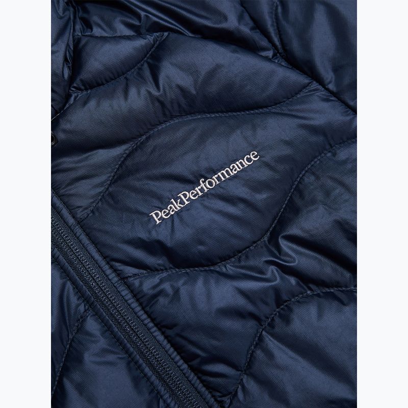 Дамско пухено яке Peak Performance Helium Down Hood blue shadow 7