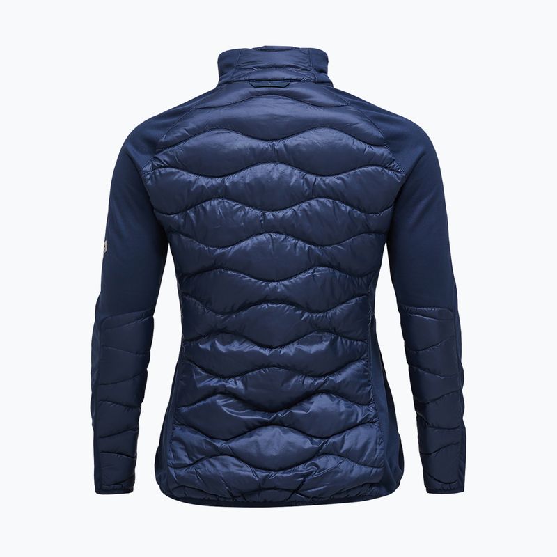 Дамско пухено яке Peak Performance Helium Hybrid Down Jacket blue shadow 2