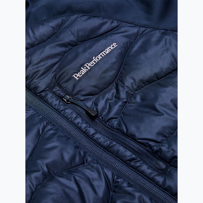 Дамско пухено яке Peak Performance Helium Hybrid Down Jacket blue shadow 4