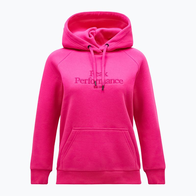 Дамски суитшърт Peak Performance Original Hood beetroot purple 3