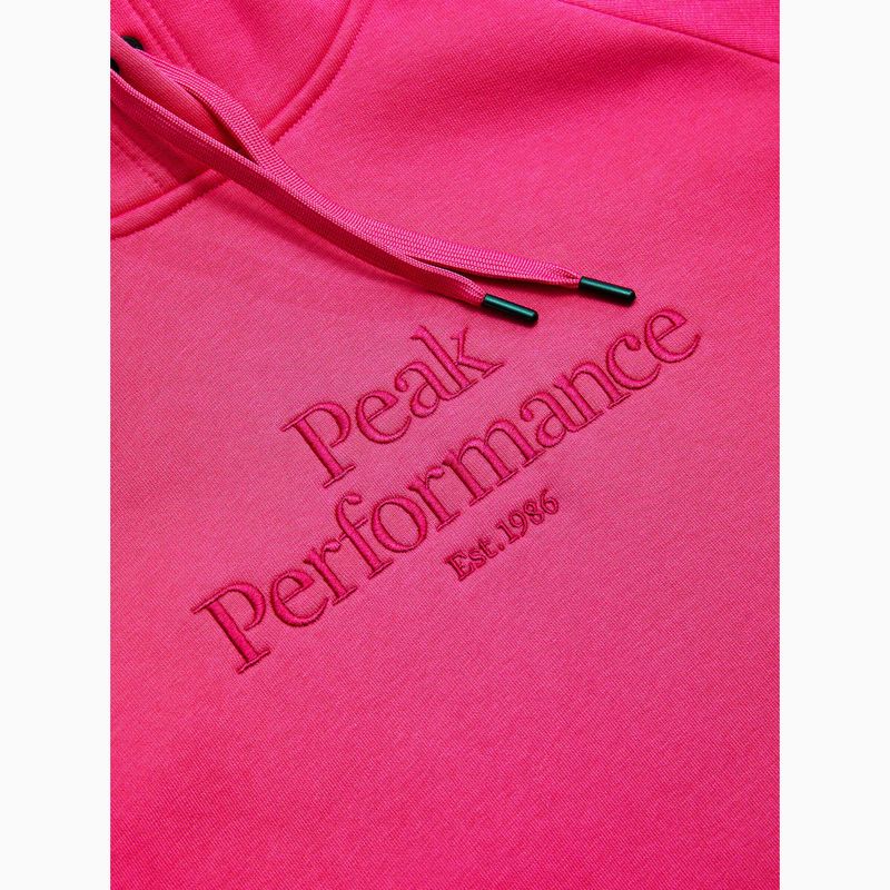 Дамски суитшърт Peak Performance Original Hood beetroot purple 5