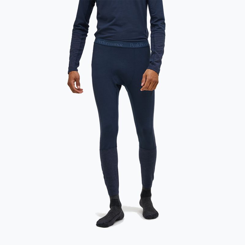 Мъжки термоактивни панталони Peak Performance Magic Long John blue shadow