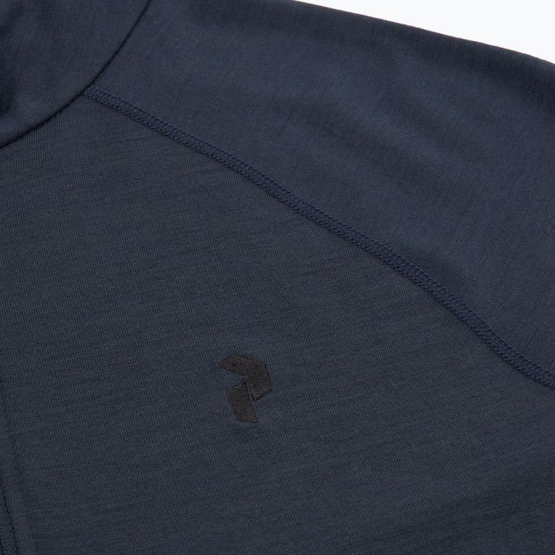 Мъжка термо блуза с дълъг ръкав Peak Performance Magic Half Zip blue shadow 3