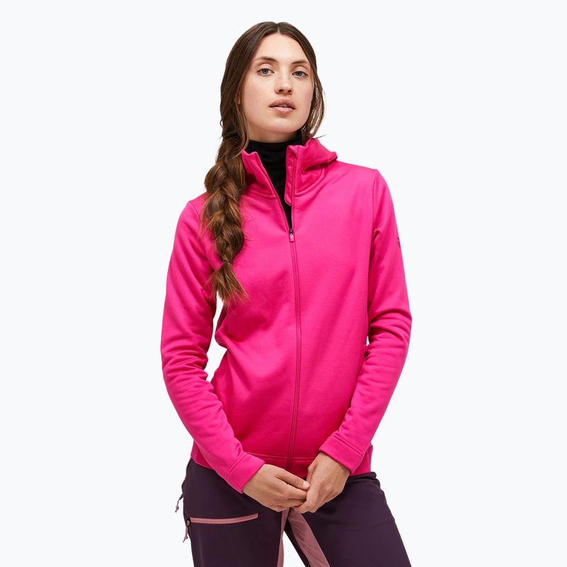 Дамски суитшърт Peak Performance Rider Tech Zip Hood beetroot purple